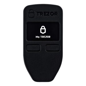 Trezor One + Billfodl - Cryptocurrency Hardware Wallet with Steel Wallet Cold Seed Storage (2 Items)