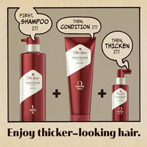 Old Spice Hair Thickening Conditioner for Men, Infused with Vitamin C, Step 2, 10.9 Fl Oz