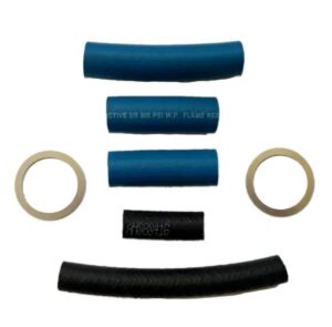 fuel filter lift pump hose lines washers kit compatible with 1994-1997 ford f250 f350 superduty 7.3l diesel powerstroke