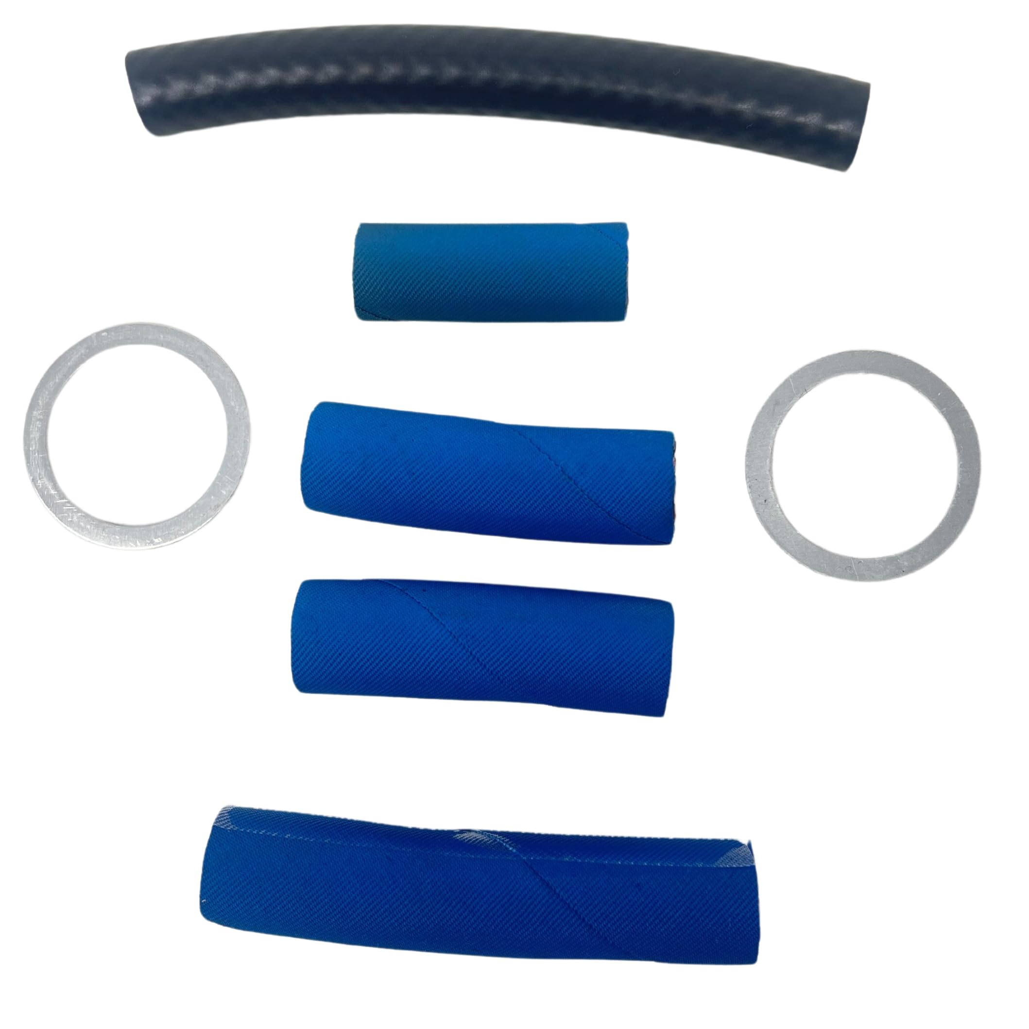 Fuel Filter Lift Pump Hose Lines Washers Kit Compatible with 1994-1997 Ford F250 F350 Superduty 7.3L Diesel Powerstroke