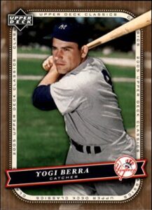 2005 upper deck classics #100 yogi berra mlb baseball trading card