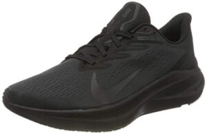 nike women's running shoe, black black anthracite, 8