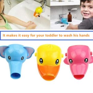 OGIFCHEN Baby and Children's faucet extension faucet guide sink extender long water hand washing device water diverter （3 Packs Dolphin）