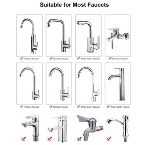 Universal Splash Filter Faucet 720 Rotating Faucet Extender Aerator with 2 Water Outlet Modes,All Copper Material,Suitable for Kitchen and Bathroom