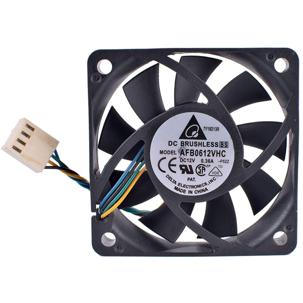 Delta AFB0612VHC 6cm 60mm Fan 6015 12V 0.36A Ball Bearing 4-Wire 4pin PWM air Volume Cooling Fan