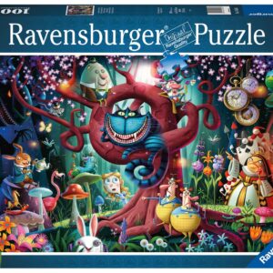 Ravensburger Most Everyone is Mad 1000 Piece Puzzle | Unique Alice in Wonderland Theme | Quality Softclick Technology Ensures Perfect Fit | Ideal for Adults and Family | Sustainable Forestry Practices