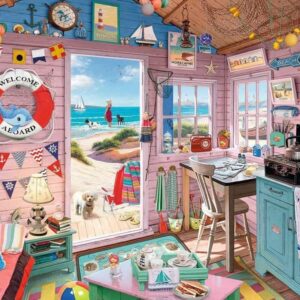 Ravensburger My Beach Hut, My Haven 1000 Piece Jigsaw Puzzle for Adults - Every Piece is Unique, Softclick Technology Means Pieces Fit Together Perfectly