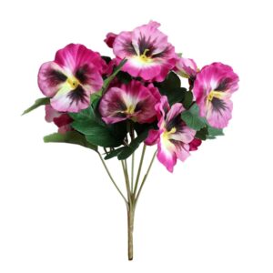 brawljrorty artificial flowers simulation flowers 1pc artificial flower pansy garden diy stage party home wedding craft decoration, baby shower home decorations