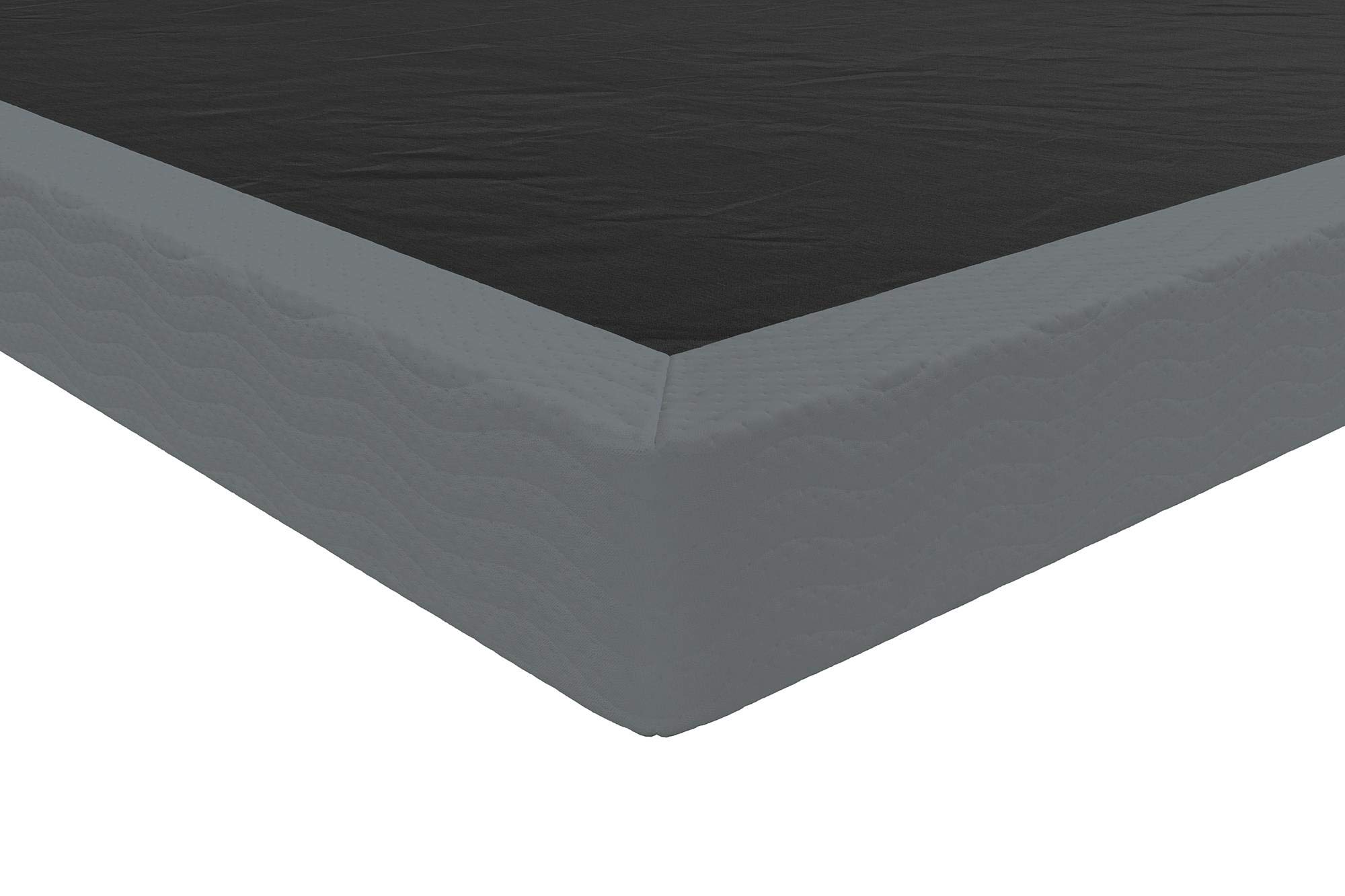 DHP 7" Upholstered Foundation, King Size Folding, Gray