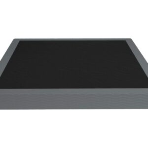 DHP 7" Upholstered Foundation, King Size Folding, Gray