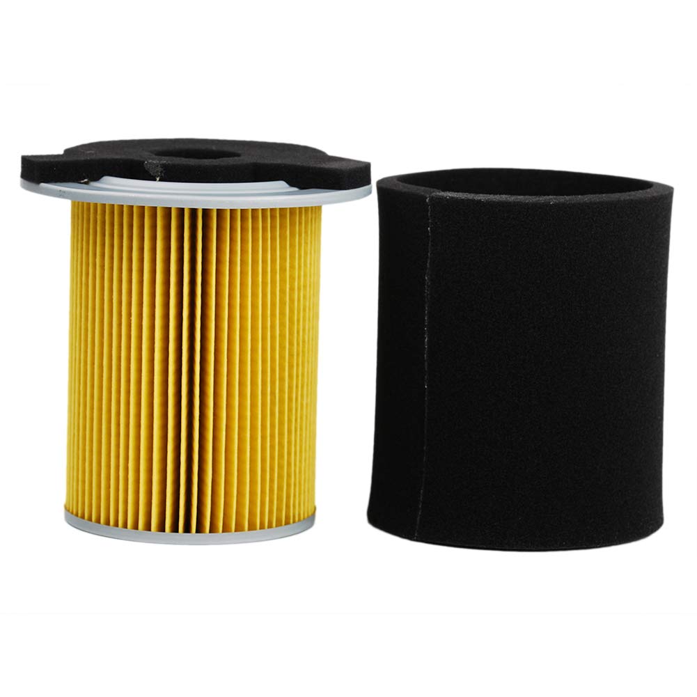 HIFROM Air Filter Pre-Filter with Spark Plug Fuel Filter Tune Up kit Replacement forYamaha G1 2 Cycle 1978-1989 Gas Golf Cart and G14 4 Cycle 1995-1996 Gas Golf Cart Replace J10-14417-00 JF7-14450-01