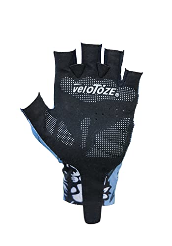 veloToze Aero Cycling Gloves Gel Padded Palm for Comfort - Aero Fabric Reduces Drag - Gloves for Men and Women’s Bike Racing (Black, Large)