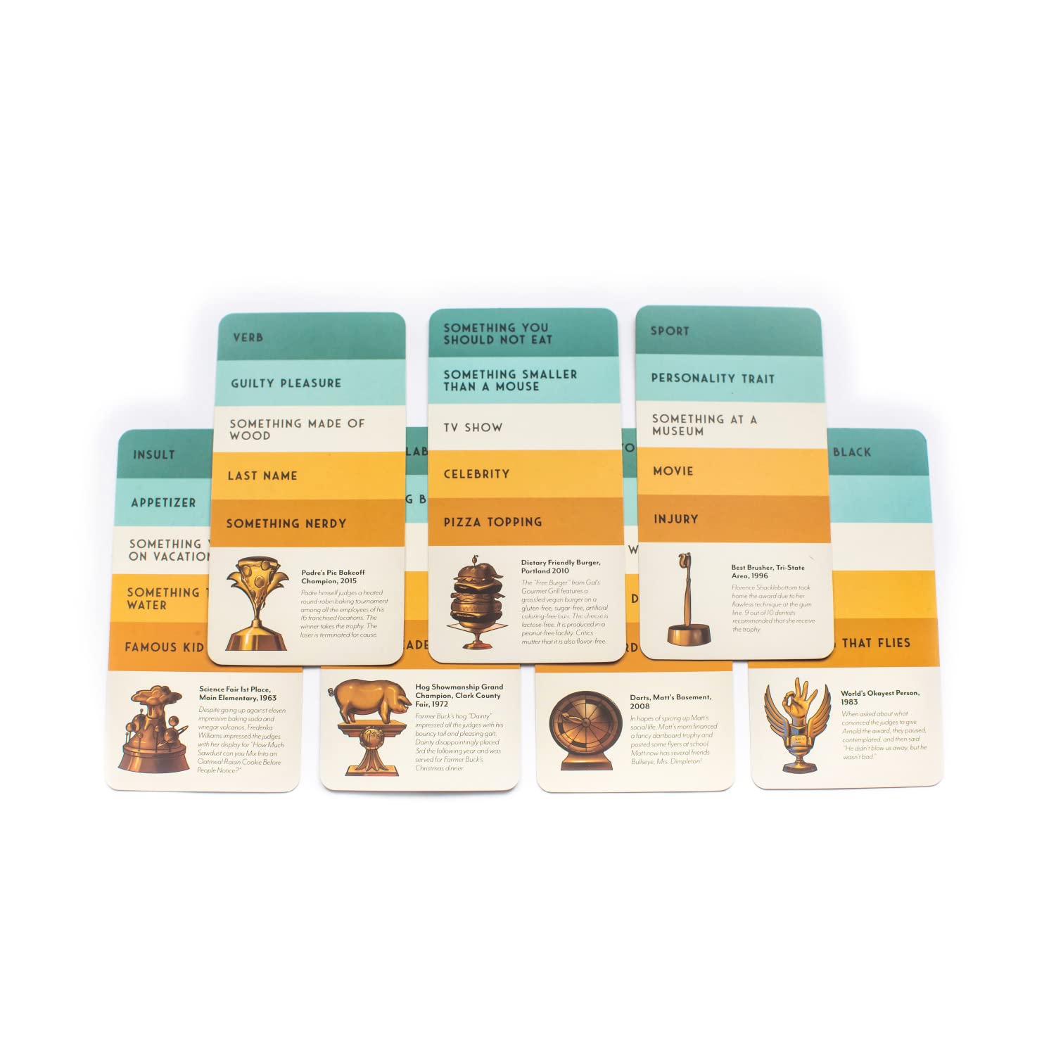 Trophies Card Game - Quick and Simple Word Party Game for 2-30 Players