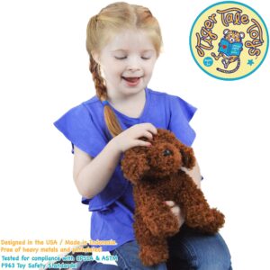 VIAHART Laurel The Labradoodle - 12 Inch Stuffed Animal Plush - by Tiger Tale Toys