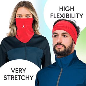 Balaclava Ski Mask - Winter Face Mask for Men & Women - Cold Weather Gear for Skiing, Snowboarding & Motorcycle Riding Red