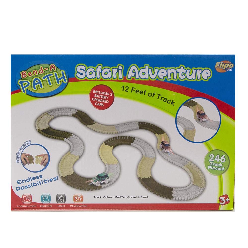 Bend-A Path Safari Adventure 12 Feet of Track - 246 pc of Track