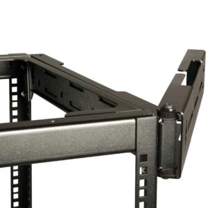 echogear rack compatible swing-out wall mount - compatible with 10u, 15u, & 20u echogear open frame racks