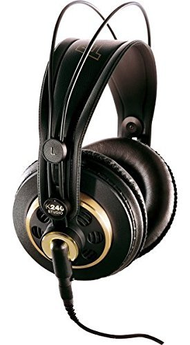 AKG Pro Audio K240 STUDIO Over-Ear, Semi-Open, Professional Studio Headphones (Renewed)