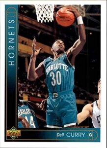 1993-94 upper deck #3 dell curry charlotte hornets nba basketball card nm-mt