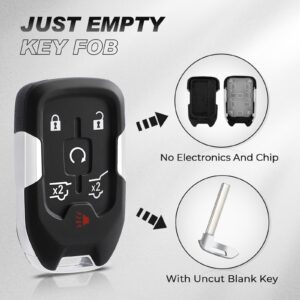 Key Fob for GMC Yukon Chevy Tahoe /Suburban HYQ1AA 2014 2015 2016 2017 Keyless Entry Key Shell case Cover