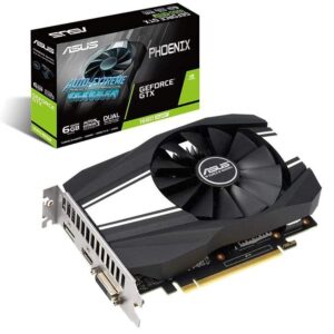 asus geforce gtx 1660 super overclocked 6gb phoenix fan edition hdmi dp dvi graphics card (ph-gtx1660s-o6g)