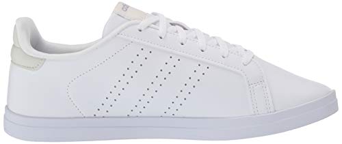 adidas Women's Courtpoint Cl X Tennis Shoe, White/White/Orbit Grey, 10