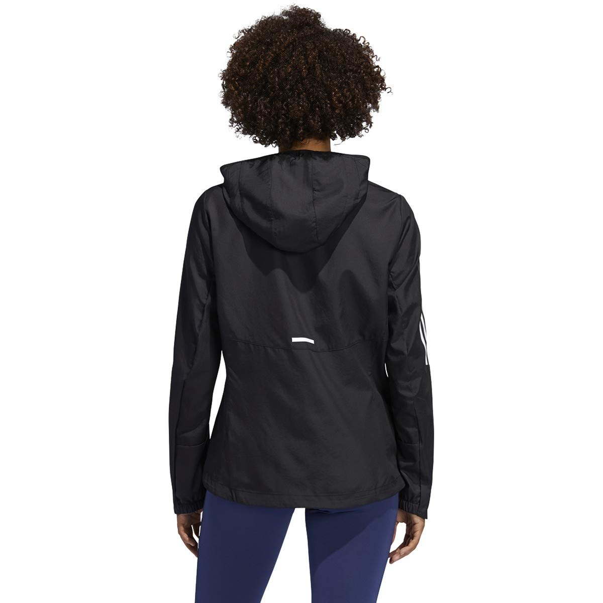 adidas Women's Own The Run Hooded Jacket, Black, X-Large