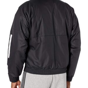 adidas Outdoor mens Back to School Light Jacket Black/White Large