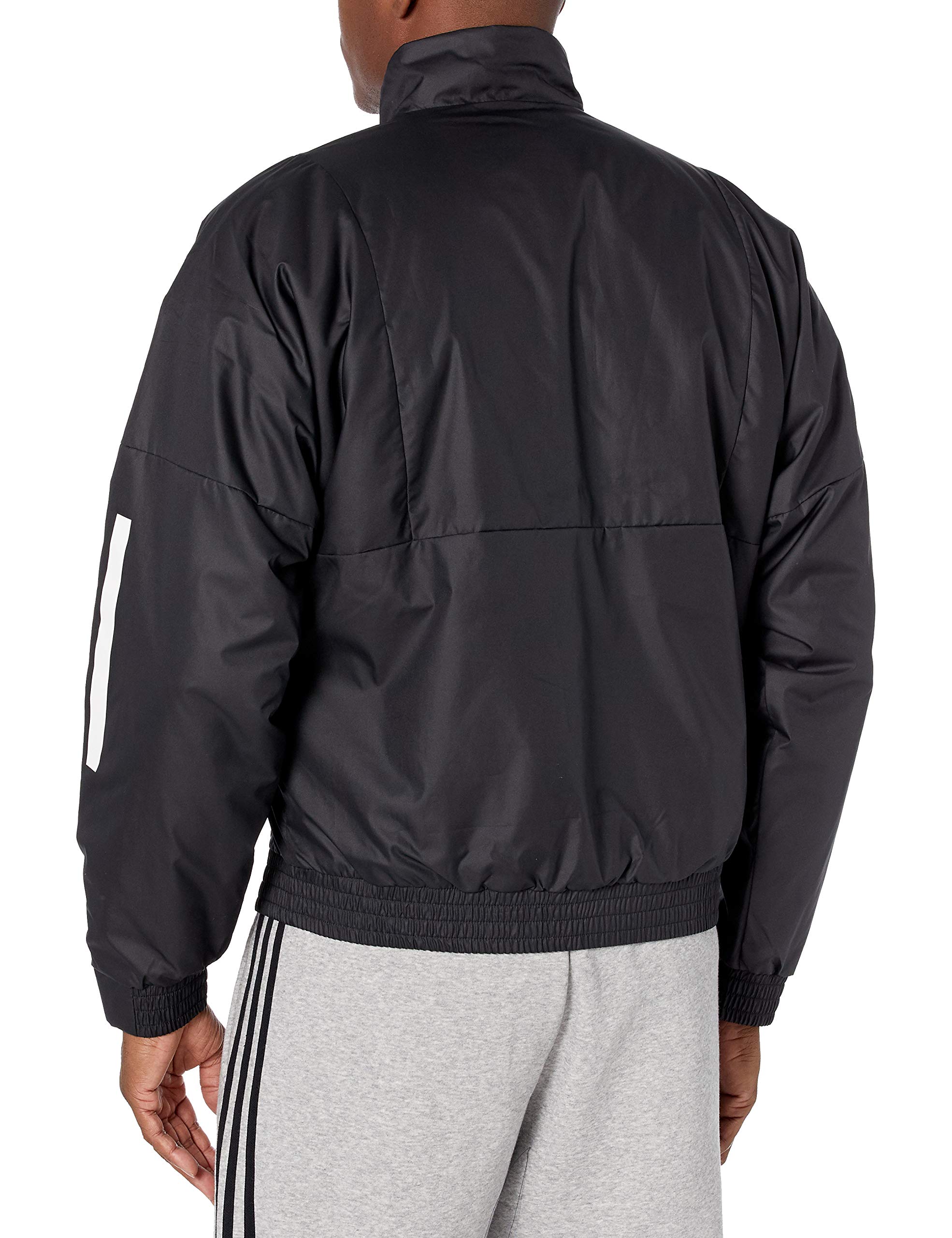 adidas Outdoor mens Back to School Light Jacket Black/White Large