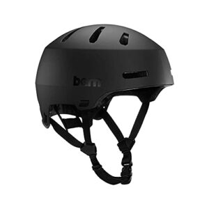 bern, macon 2.0 multisport helmet, mips matte black, small