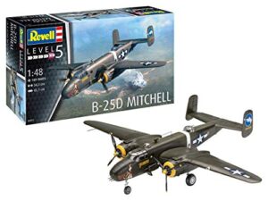 revell rv04977 b-25c/d mitchell plastic model kit, 1:48