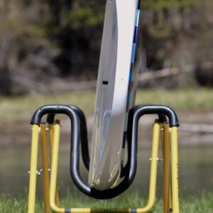 Suspenz SUP Stands, Stand Up Paddle Board, Surfboard Foldable Racks, EZ-Fold Portable Stand, Yellow 22-1901