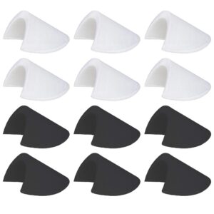 6 pairs 1/2'' shoulder pads sewing set-in shoulder pads foam pads for blazer t-shirt clothes