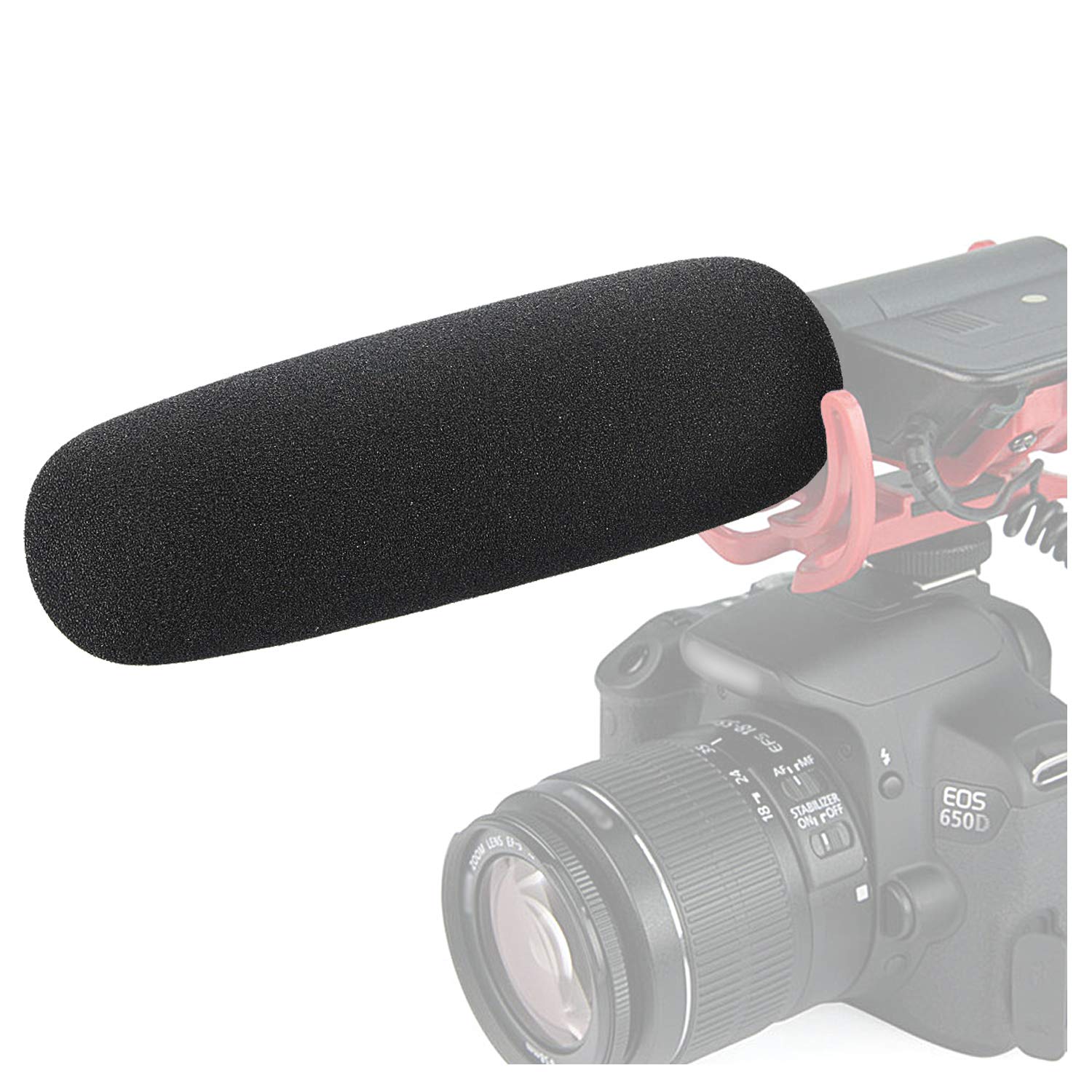 VideoMic Windscreen Pop Filter Fits Rode VideoMic, NTG2, NTG1 and WSVM Microphones by SUNMON