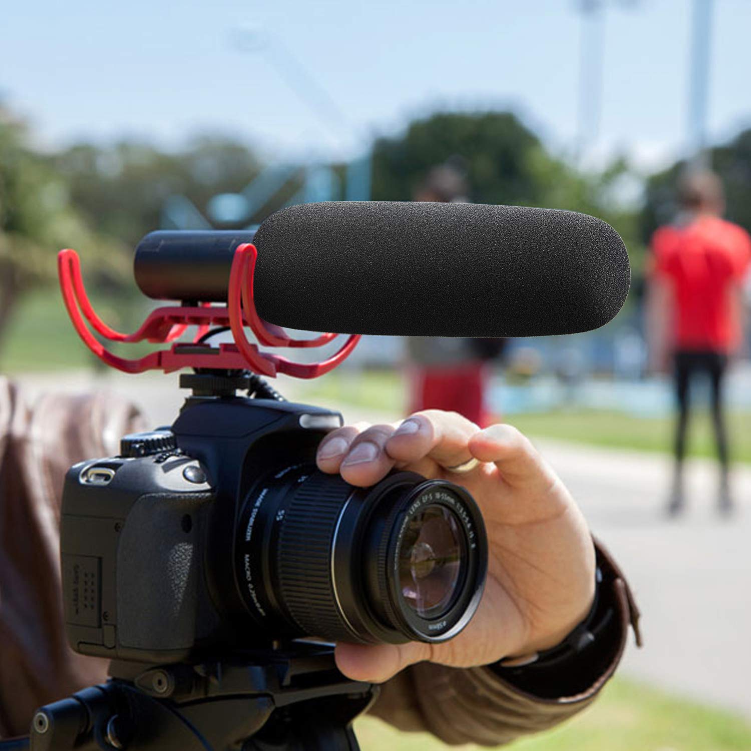 VideoMic Windscreen Pop Filter Fits Rode VideoMic, NTG2, NTG1 and WSVM Microphones by SUNMON