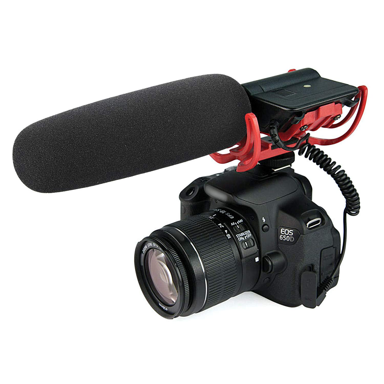 VideoMic Windscreen Pop Filter Fits Rode VideoMic, NTG2, NTG1 and WSVM Microphones by SUNMON