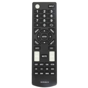 new ns-rc4na-18 nsrc4na18 remote control fit for insignia tv ns-55d420na18 ns-19d310na19 ns-24d310na19 ns-39d310na19 ns-22d510na19 ns-40d510na19 ns-50d510na19 ns-55d510na19