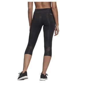 adidas Women's Own The Run 3/4 Tights, Black, Small