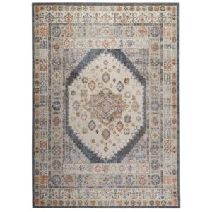 Home Dynamix Chloe Mars Area Rug, 5 ft 3 in x 7 ft 3 in, Blue/Orange