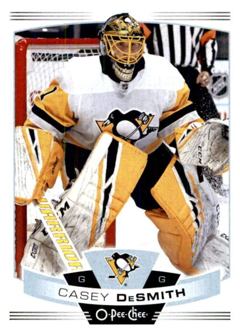 2019-20 O-Pee-Chee #351 Casey DeSmith Pittsburgh Penguins NHL Hockey Trading Card