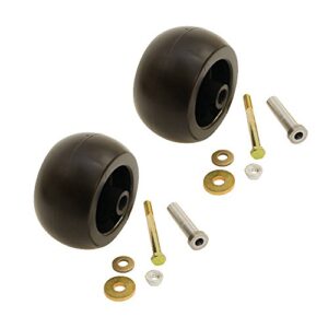 reliable aftermarket parts our name says it all (2) deck wheel/roller kit fits kubota, exmark, toro 103-7263 103-4051 103-3168