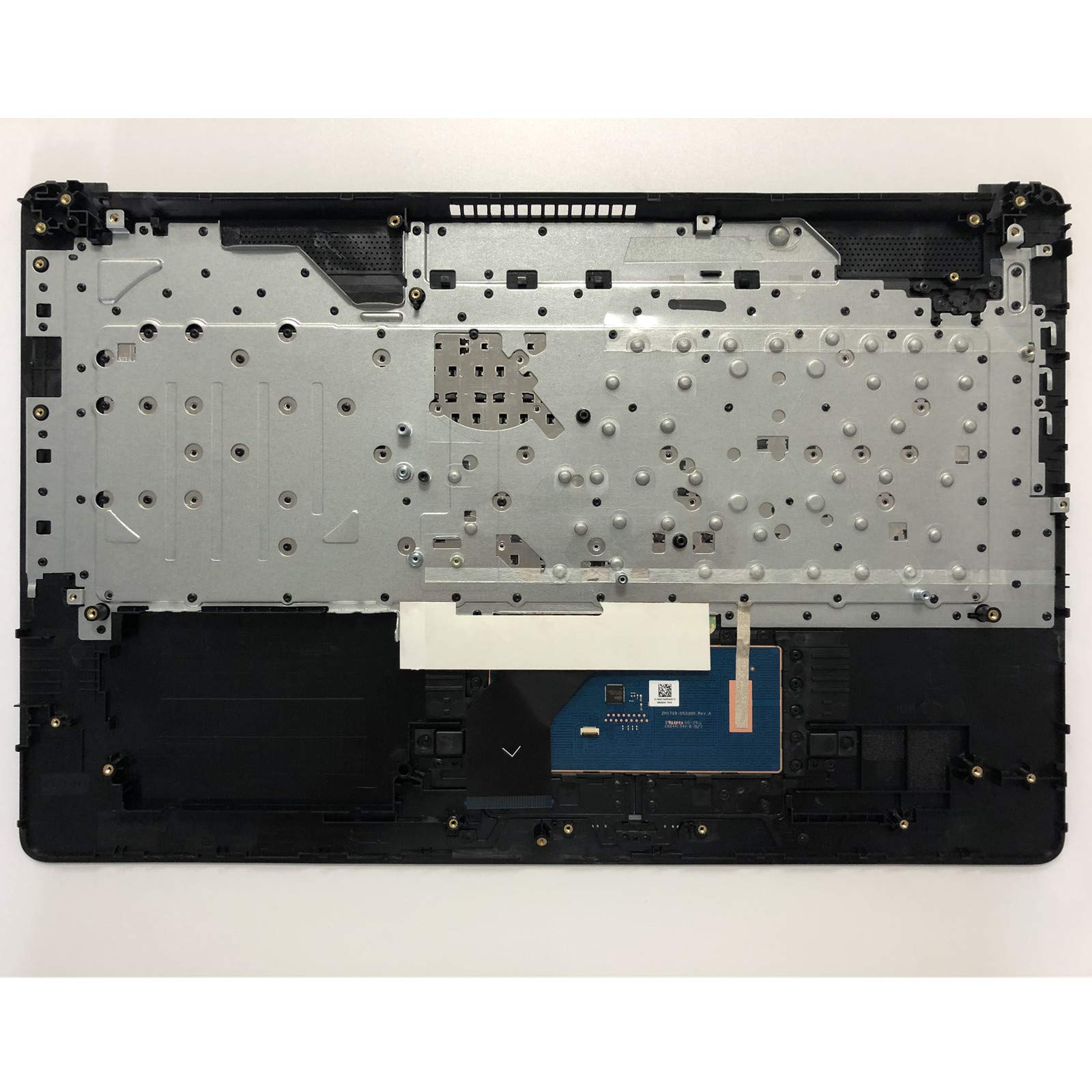 Replacement for HP Pavilion17BY 17-by 17CA 17-CA 17Q-CS Laptop Upper Case Palmrest Touchpad with Keyboard Assembly Part L22750-001 6070B1308103 Grey