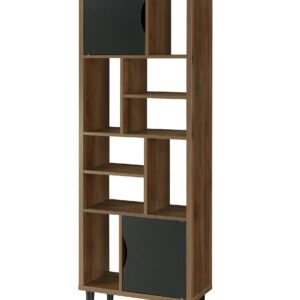 OS Home and Office Display bookcase, Danish Walnut