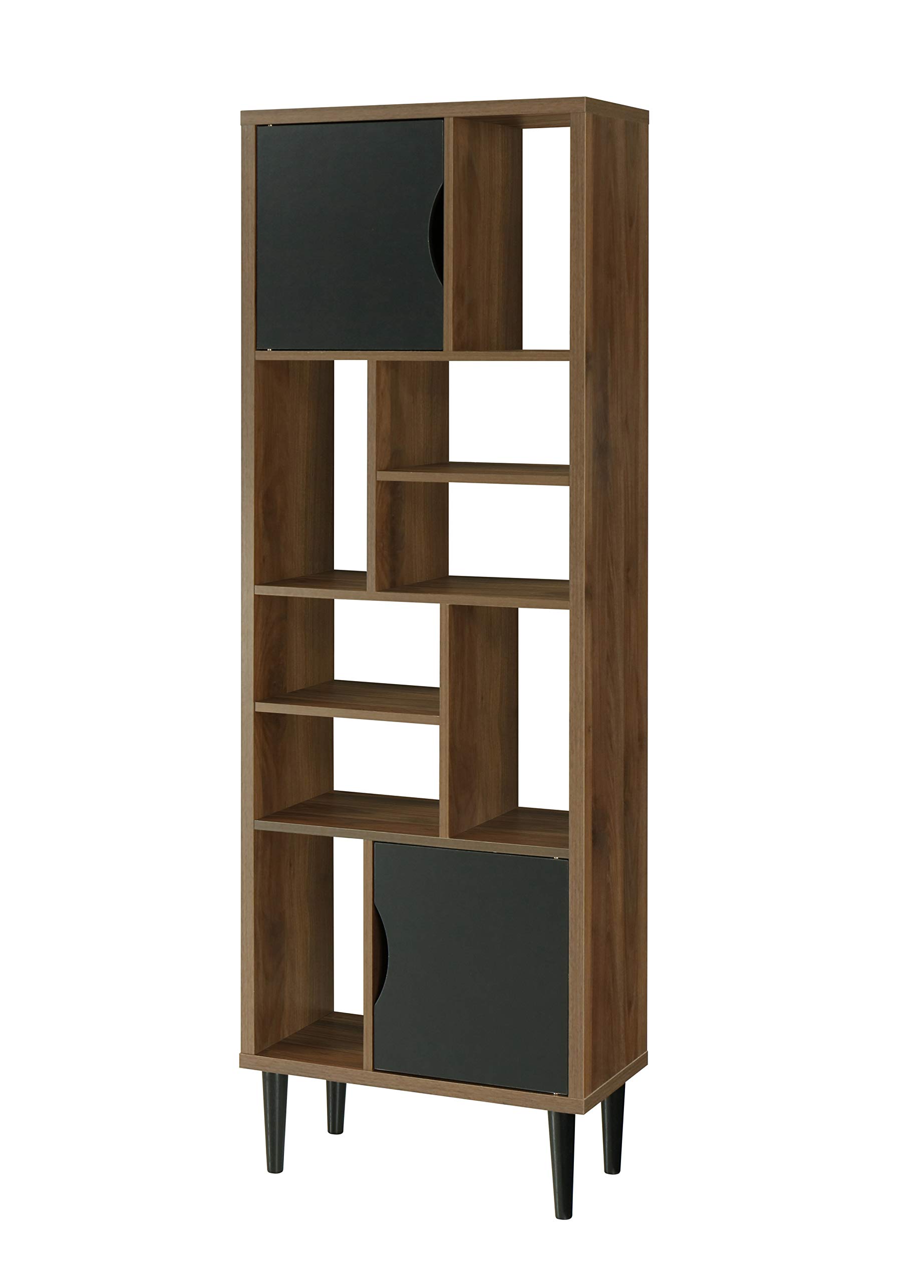 OS Home and Office Display bookcase, Danish Walnut