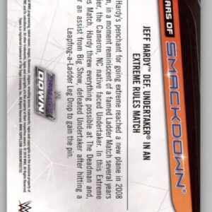 2019 Topps WWE Smackdown Live 20 Years of SmackDown #SD-24 Jeff Hardy Wrestling Trading Card