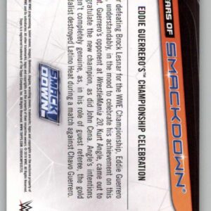 2019 Topps WWE Smackdown Live 20 Years of SmackDown #SD-14 Eddie Guerrero Wrestling Trading Card