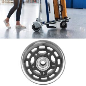 Casters Wheel, 3in Replacement Luggage Suitcase/Scooter Inline Skate Roller Wheels Luggage Cart Accessories Axles Deluxe Repair