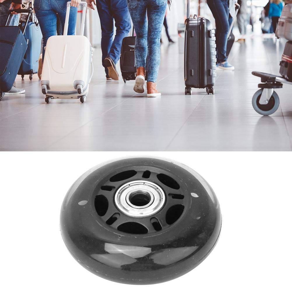 Casters Wheel, 3in Replacement Luggage Suitcase/Scooter Inline Skate Roller Wheels Luggage Cart Accessories Axles Deluxe Repair