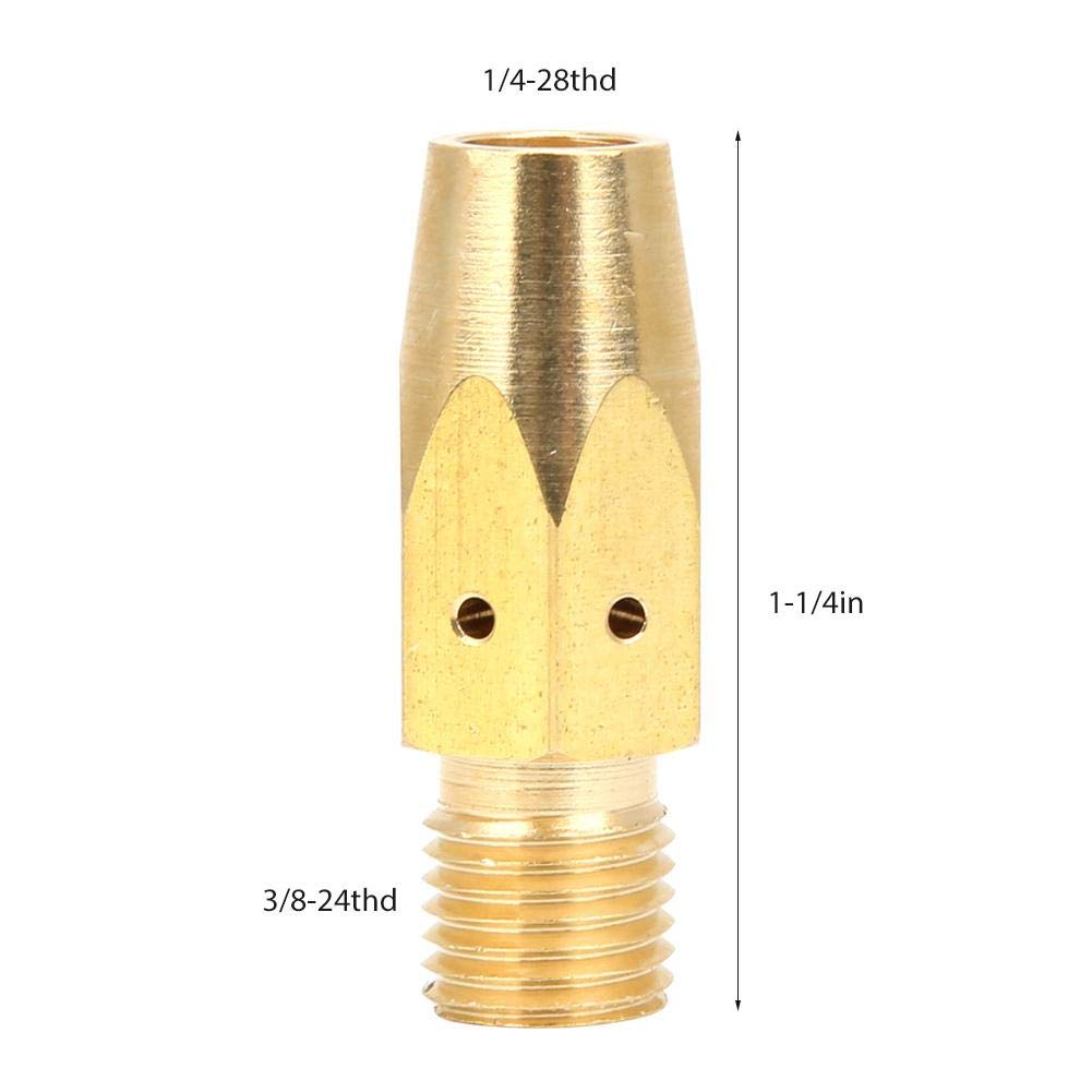 Contact Tip Adapter169728 for MIG Welder Gun Gas Diffuser Accessory for Miller M-25/M-40 for Hobart (5PCS)