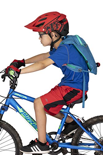 Osprey Moki 1.5L Kids' Biking Backpack with Hydraulics Reservoir, Sparrow Blue